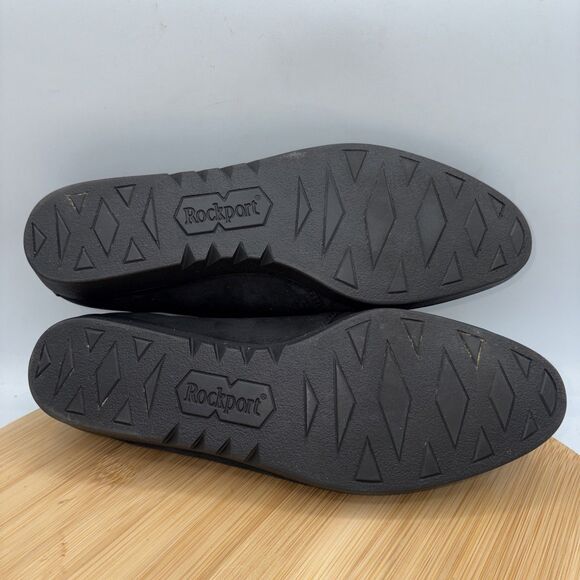 Rockport Ghillie Women Black Nubuck Lace-Up Comfort Shoes Size 6.5 W Wide Oxford - Picture 5 of 7